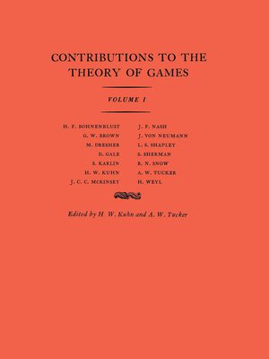 cover image of Contributions to the Theory of Games (AM-24), Volume 1